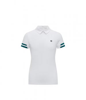 FOOTJOY 백집업 폴로 셔츠 (그린)
