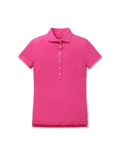 G/FORE 에센셜 테크 피케 티셔츠 (핑크)