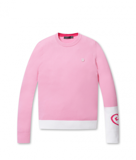 G/FORE 에센셜 테크 크루넥 스웨터 (핑크)